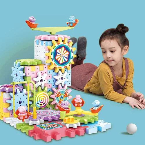 DIY Electric Gear Building Block (81 Pieces)