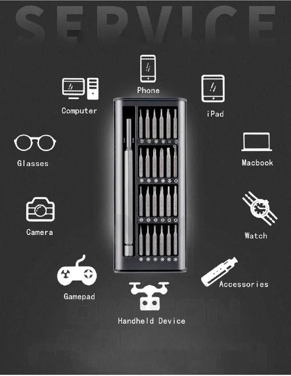 ToolMaster™ - 24-in-1 Screwdriver Set