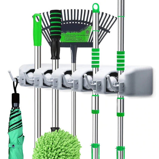 Wall Mounted Mop & Broom Holder