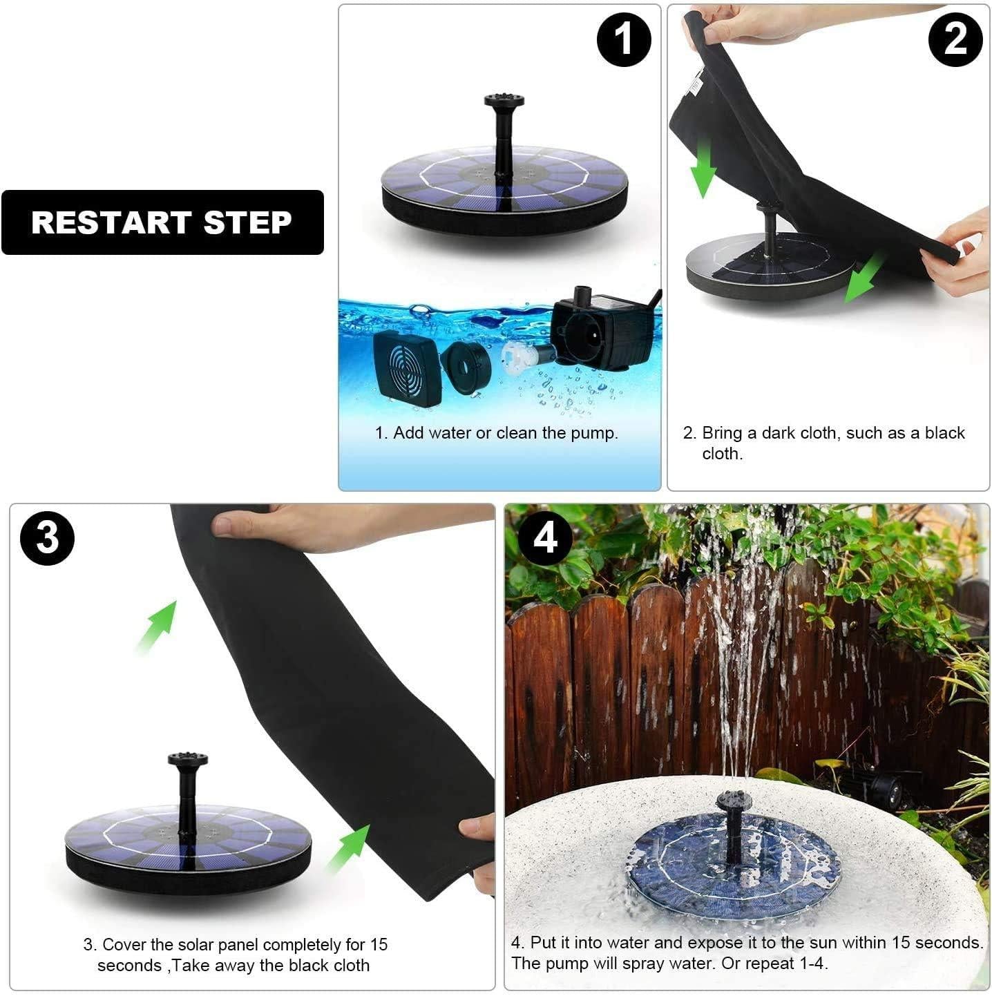 Solar-Spray™️ Water Fountain