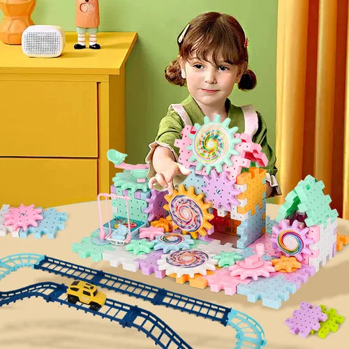 DIY Electric Gear Building Block (81 Pieces)