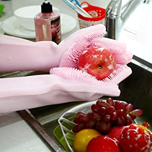 Silicon Dishwashing Gloves